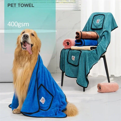 Water absorberende Badjas-Handdoek voor Honden