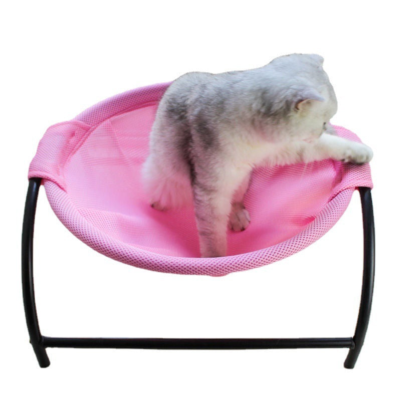 Vrijstaand Kattenhangbed – Ademend, Wasbaar & Ideaal voor Binnen én Buiten