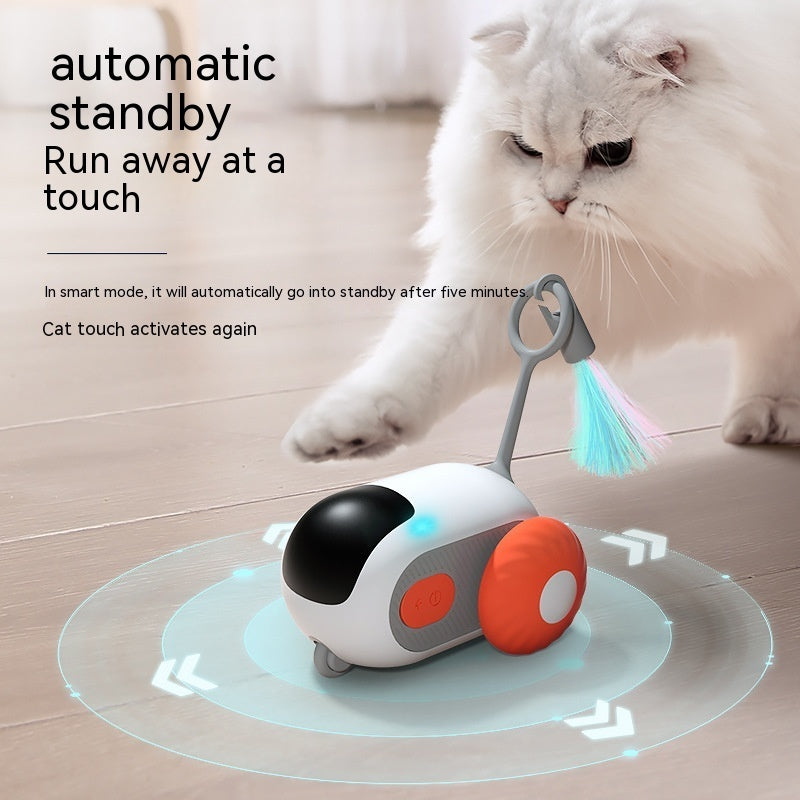 Interactieve Afstandsbestuurbare Kattenspeelgoed Auto