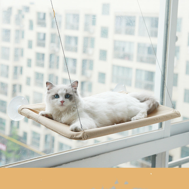 Kattenraam Hangmat met Zuignappen – Comfort & Uitzicht in Één