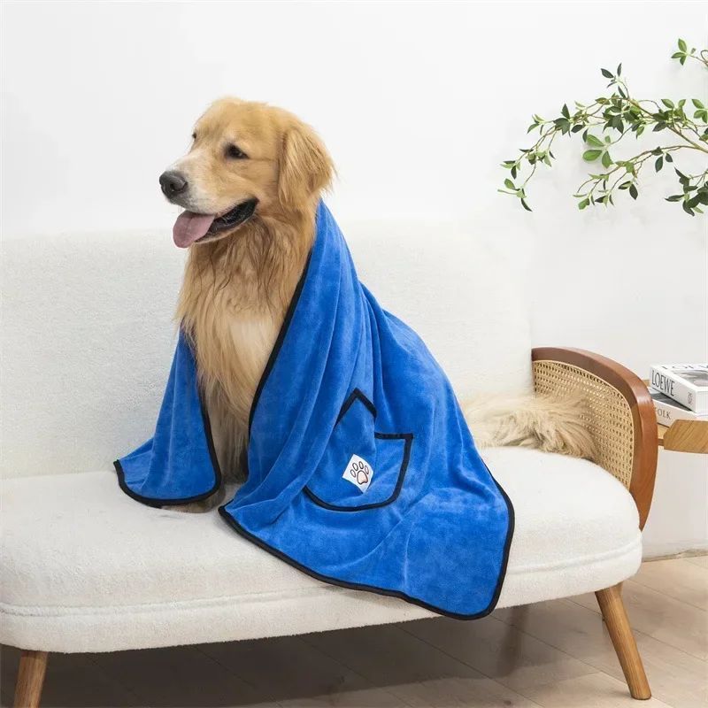 Water absorberende Badjas-Handdoek voor Honden