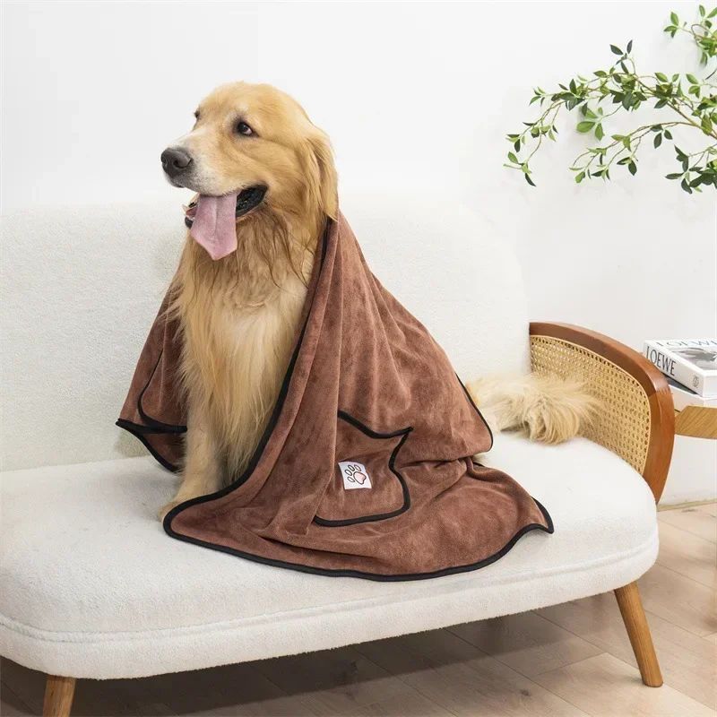 Water absorberende Badjas-Handdoek voor Honden