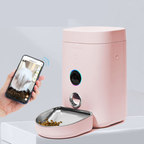 Slimme Automatische Voerdispenser – App-Bediening & Grote Capaciteit