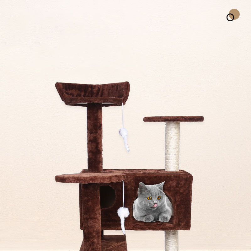 Luxe Villa Kattenklimboom – Spelen, Rusten en Krabben in Stijl
