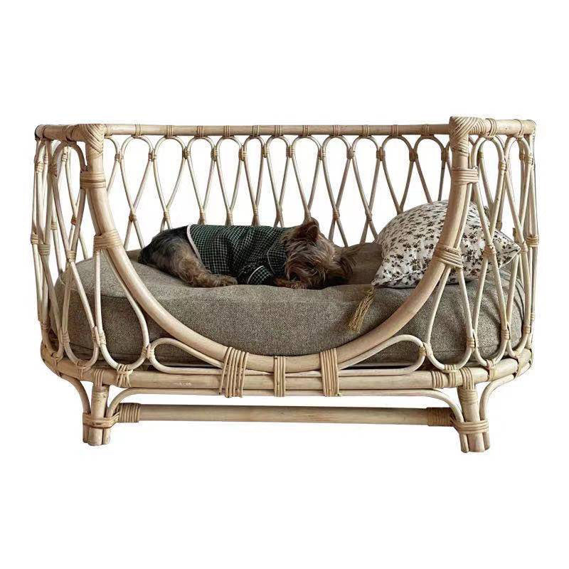 Handgemaakt Rotan Hondenbed – Luxe en Comfort in Één