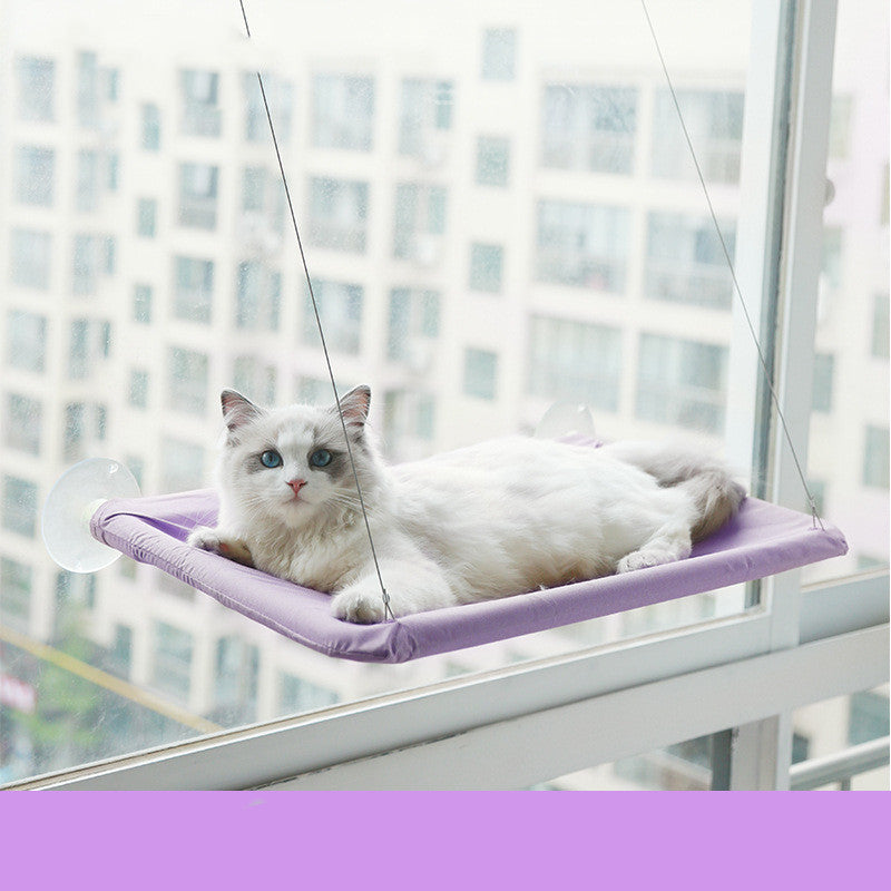 Kattenraam Hangmat met Zuignappen – Comfort & Uitzicht in Één