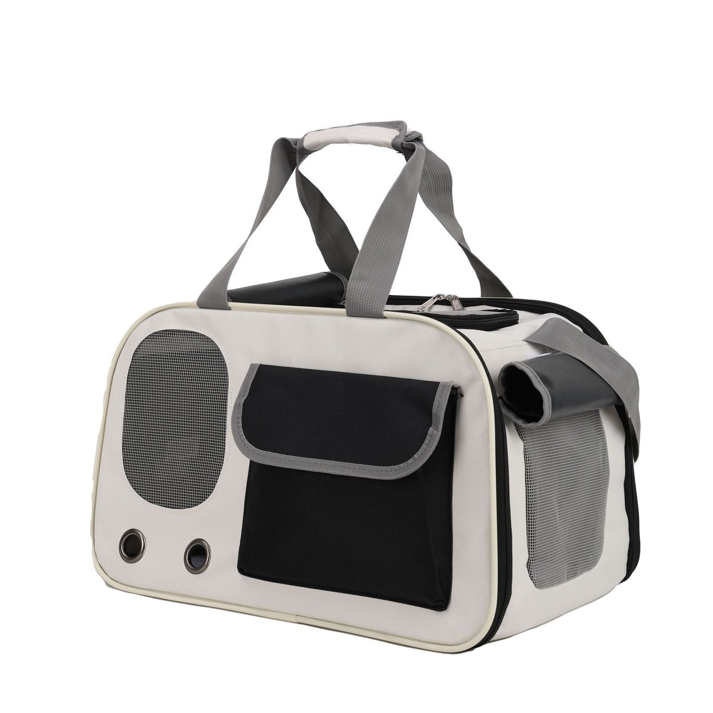 Draagbare Crossbody Reistas voor Katten – Ademend, Licht en Ruim