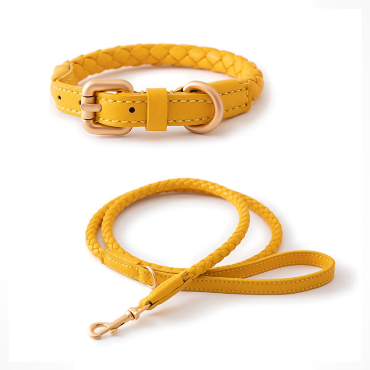 Luxe Leren Hondenhalsband – Sterk, Comfortabel & Stijlvol