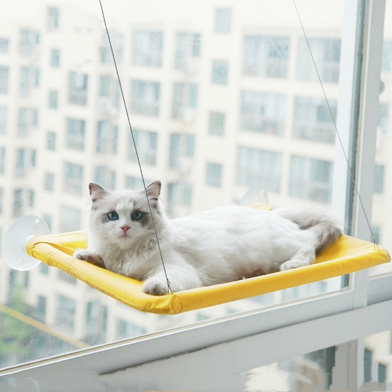 Kattenraam Hangmat met Zuignappen – Comfort & Uitzicht in Één