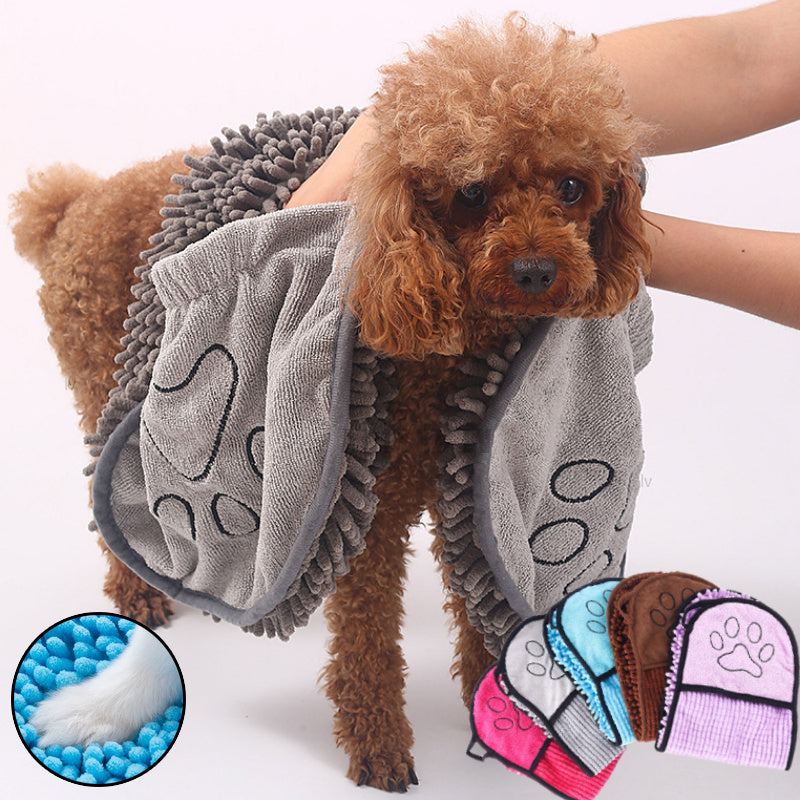 Superabsorberende Handdoek voor Huisdieren – Snel Droog & Comfortabel