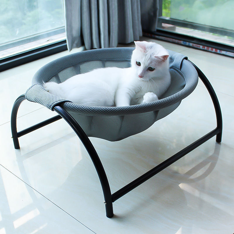 Vrijstaand Kattenhangbed – Ademend, Wasbaar & Ideaal voor Binnen én Buiten