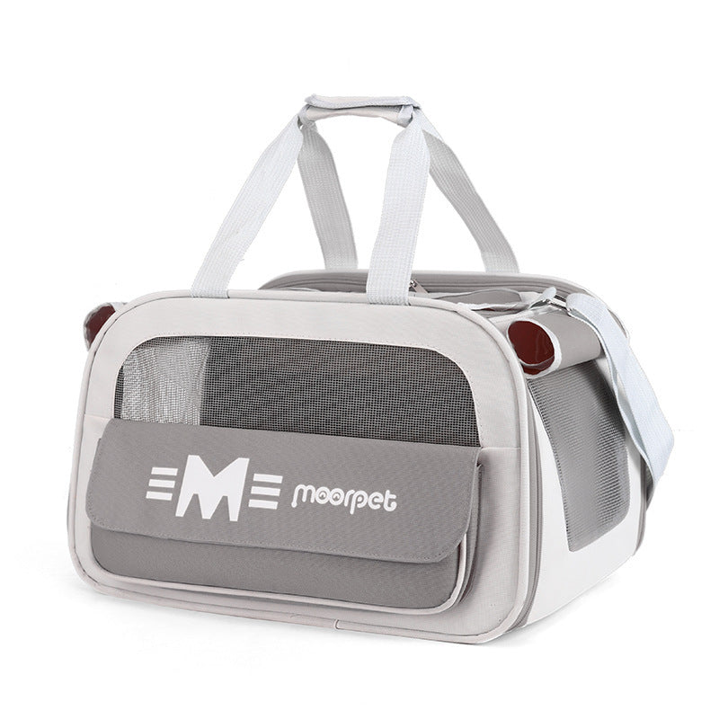 Draagbare Crossbody Reistas voor Katten – Ademend, Licht en Ruim