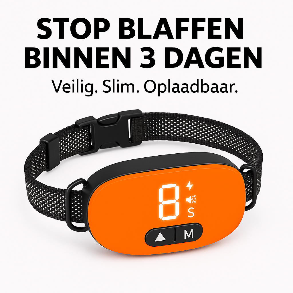 Anti-blaf Halsband voor Honden – Lichtgewicht, Veilig en Effectief
