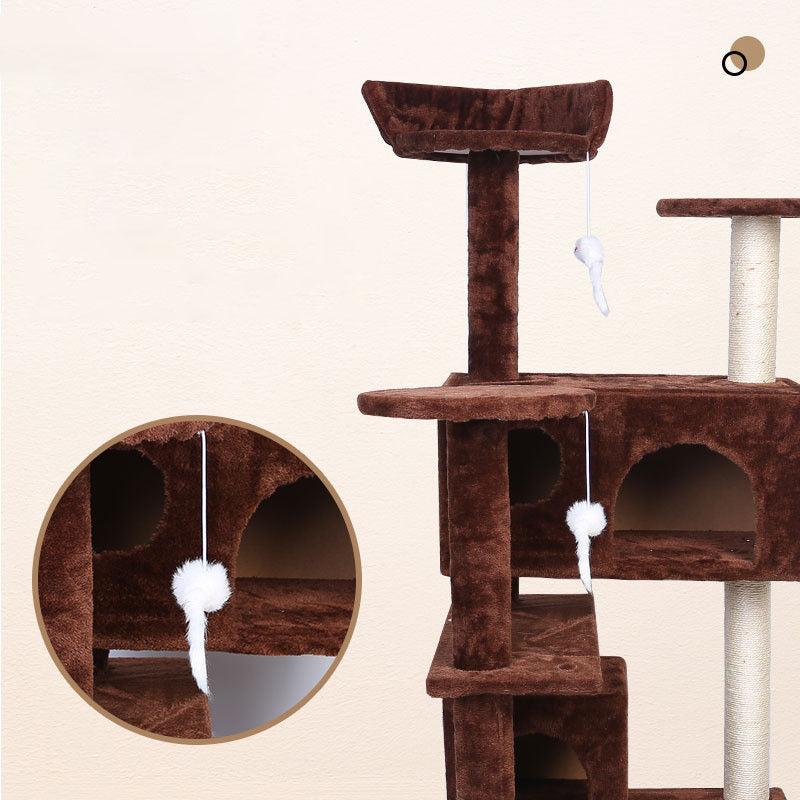 Luxe Villa Kattenklimboom – Spelen, Rusten en Krabben in Stijl