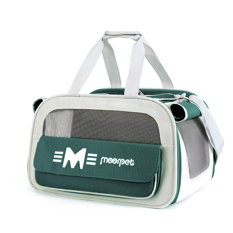Draagbare Crossbody Reistas voor Katten – Ademend, Licht en Ruim