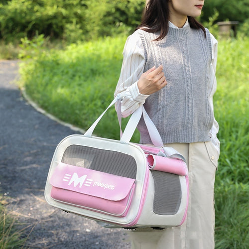 Draagbare Crossbody Reistas voor Katten – Ademend, Licht en Ruim