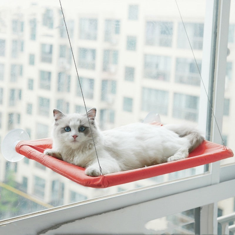 Kattenraam Hangmat met Zuignappen – Comfort & Uitzicht in Één