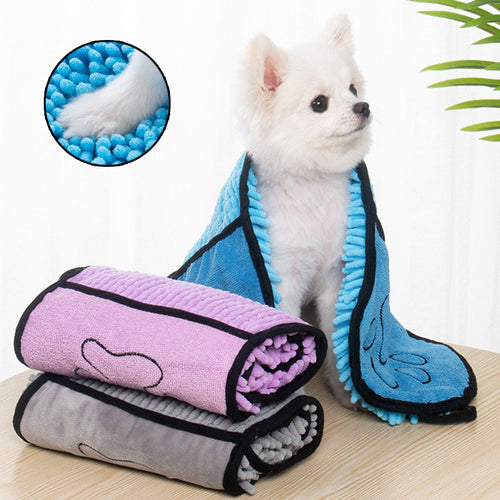 Superabsorberende Handdoek voor Huisdieren – Snel Droog & Comfortabel