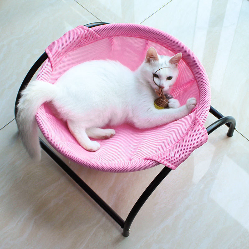 Vrijstaand Kattenhangbed – Ademend, Wasbaar & Ideaal voor Binnen én Buiten