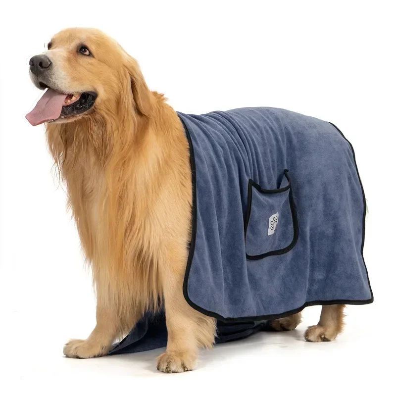 Water absorberende Badjas-Handdoek voor Honden