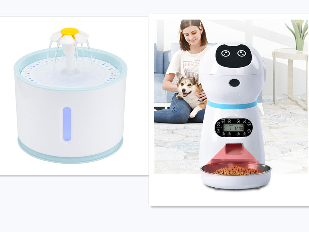 Slimme Automatische Voerdispenser – Met Timer, Spraakopname & Anti-blokkeersysteem