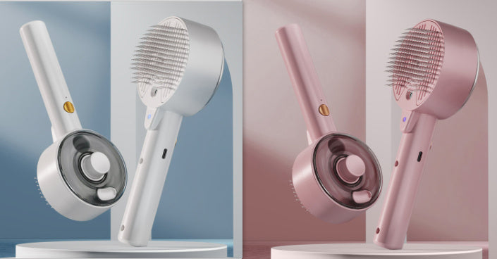 Stoomborstel met UV-licht voor Katten & Honden – Verzorging, Desinfectie & Haarverwijdering in Eén