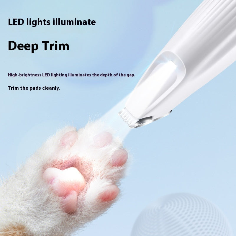 LED Precisietrimmer voor Honden en Katten – Draadloos, Stil en Waterdicht