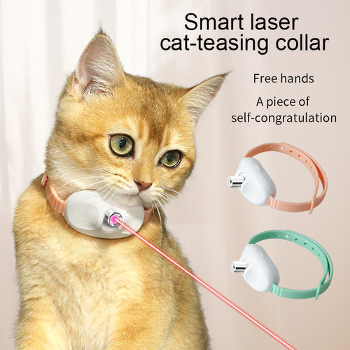 Slimme Laser-Halsband voor Katten – USB-Oplaadbaar & Interactief