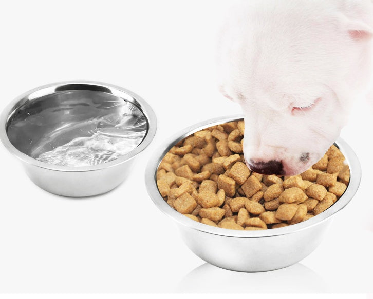 Roestvrijstalen Voerbakken voor Honden en Katten – Stevig, Hygiënisch en in Meerdere Maten