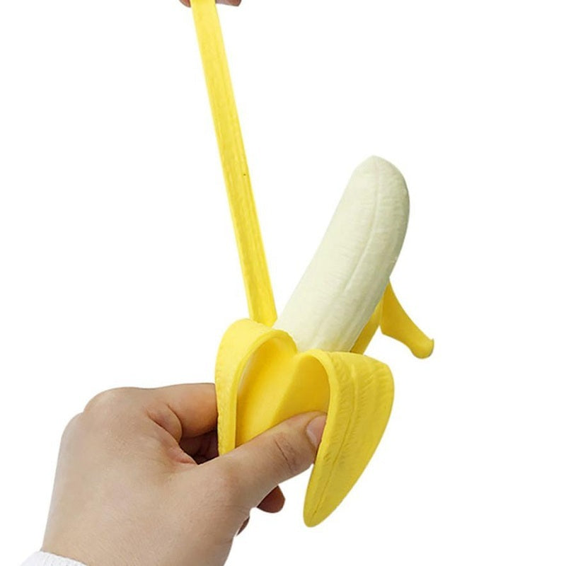 Banaan Knijpspeeltje voor Huisdieren – Speels, Stevig & Stressverlagend