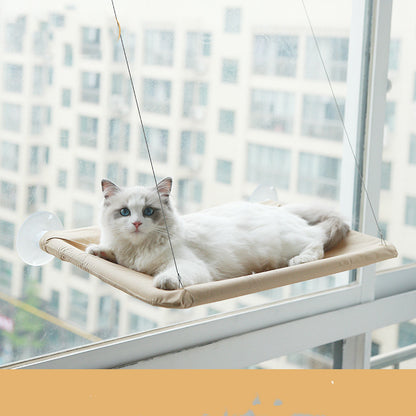 Kattenraam Hangmat met Zuignappen – Comfort & Uitzicht in Één