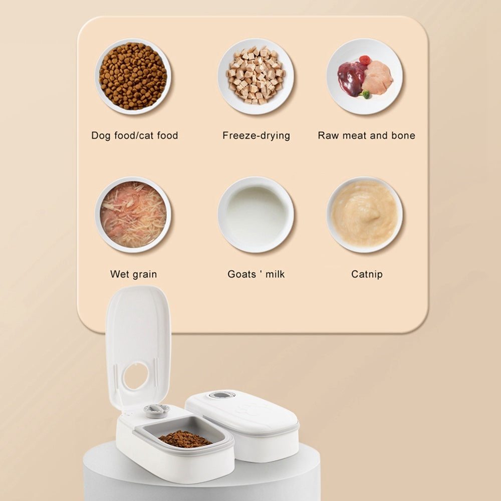 Automatische Voer- en Waterdispenser – Zonder Stroom, Slim en Veilig