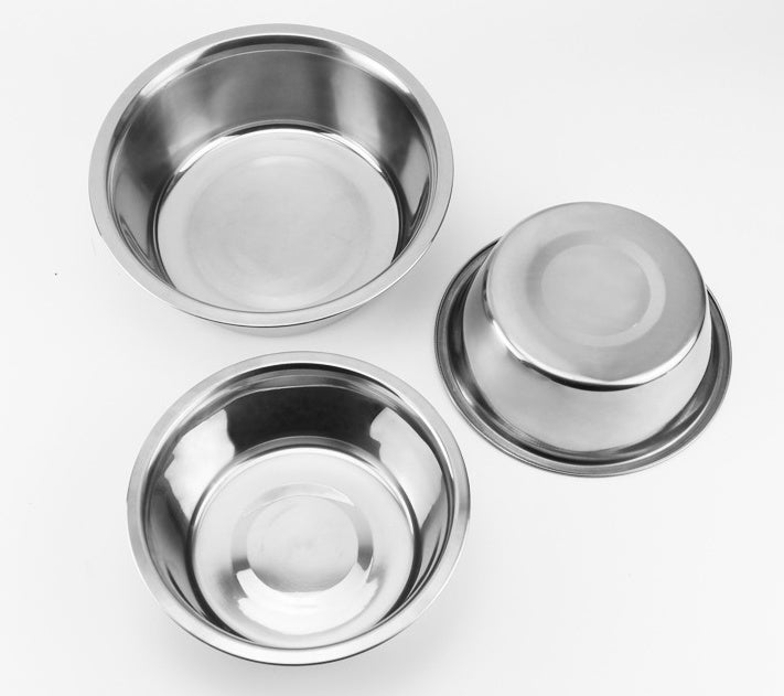 Roestvrijstalen Voerbakken voor Honden en Katten – Stevig, Hygiënisch en in Meerdere Maten
