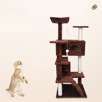 Luxe Villa Kattenklimboom – Spelen, Rusten en Krabben in Stijl