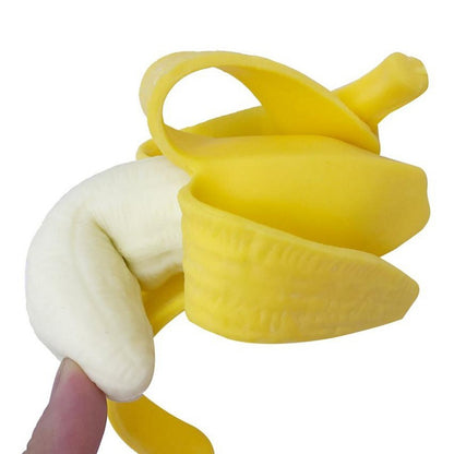 Banaan Knijpspeeltje voor Huisdieren – Speels, Stevig & Stressverlagend