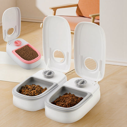 Automatische Voer- en Waterdispenser – Zonder Stroom, Slim en Veilig