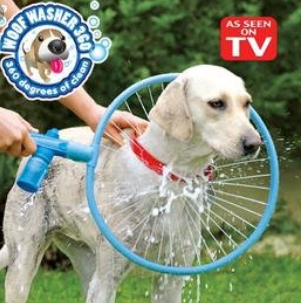 Bad- en Massageborstel 360 graden voor Honden