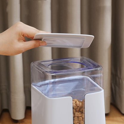 Automatische Voer- & Waterdispenser – Dubbele Kom met 3.5L Reservoir