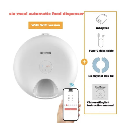Donut Frost WiFi Automatische Voerbak – Slim Voeren via App & IJskoeling