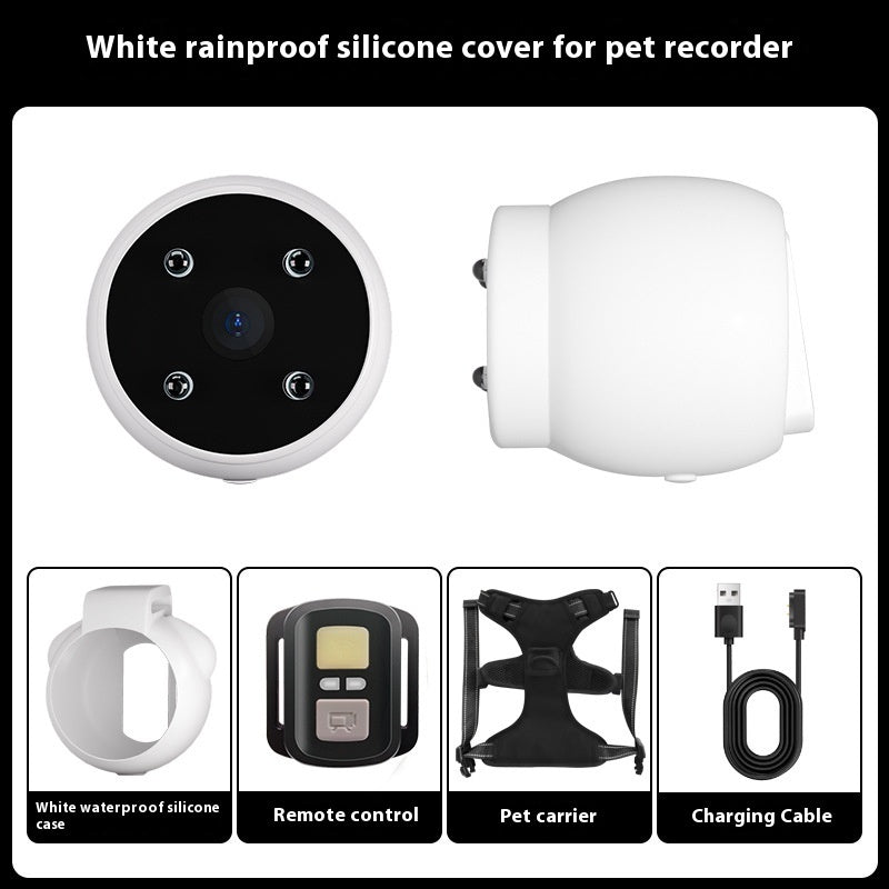 GPS Huisdiercamera met Bewegingssensor – 170° Breedbeeld, Video-opname & Volgsysteem