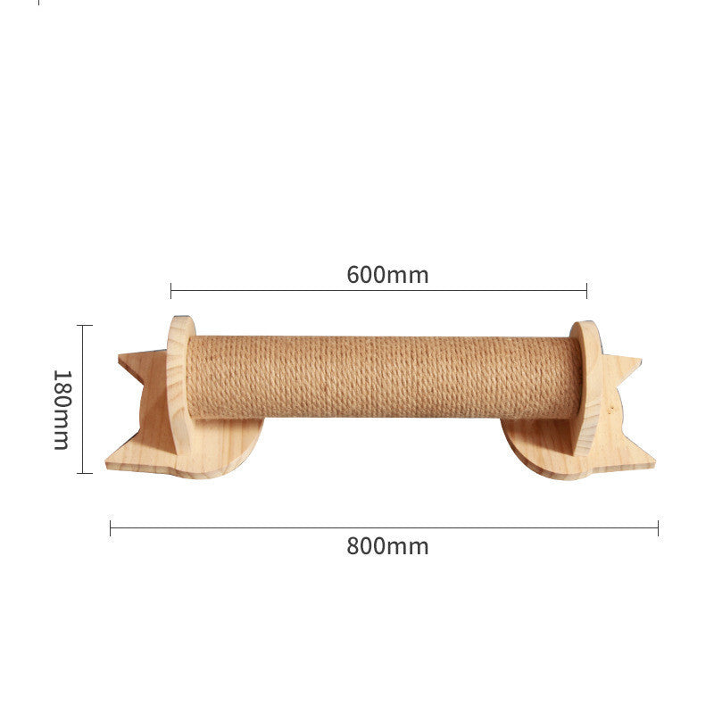Kattenklimrek voor aan de Muur – Massief Hout, Modulair en Stijlvol