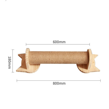 Kattenklimrek voor aan de Muur – Massief Hout, Modulair en Stijlvol