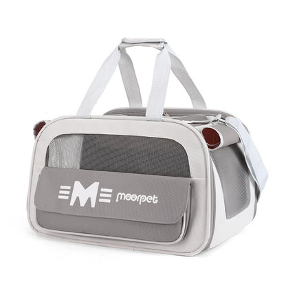 Draagbare Crossbody Reistas voor Katten – Ademend, Licht en Ruim