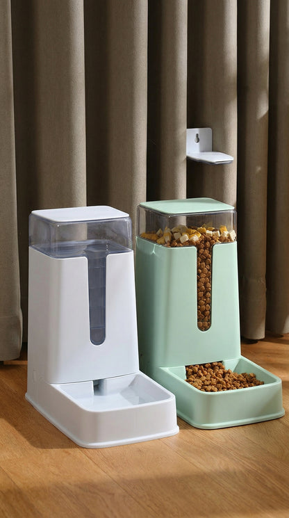 Automatische Voer- & Waterdispenser – Dubbele Kom met 3.5L Reservoir – afbeelding 9