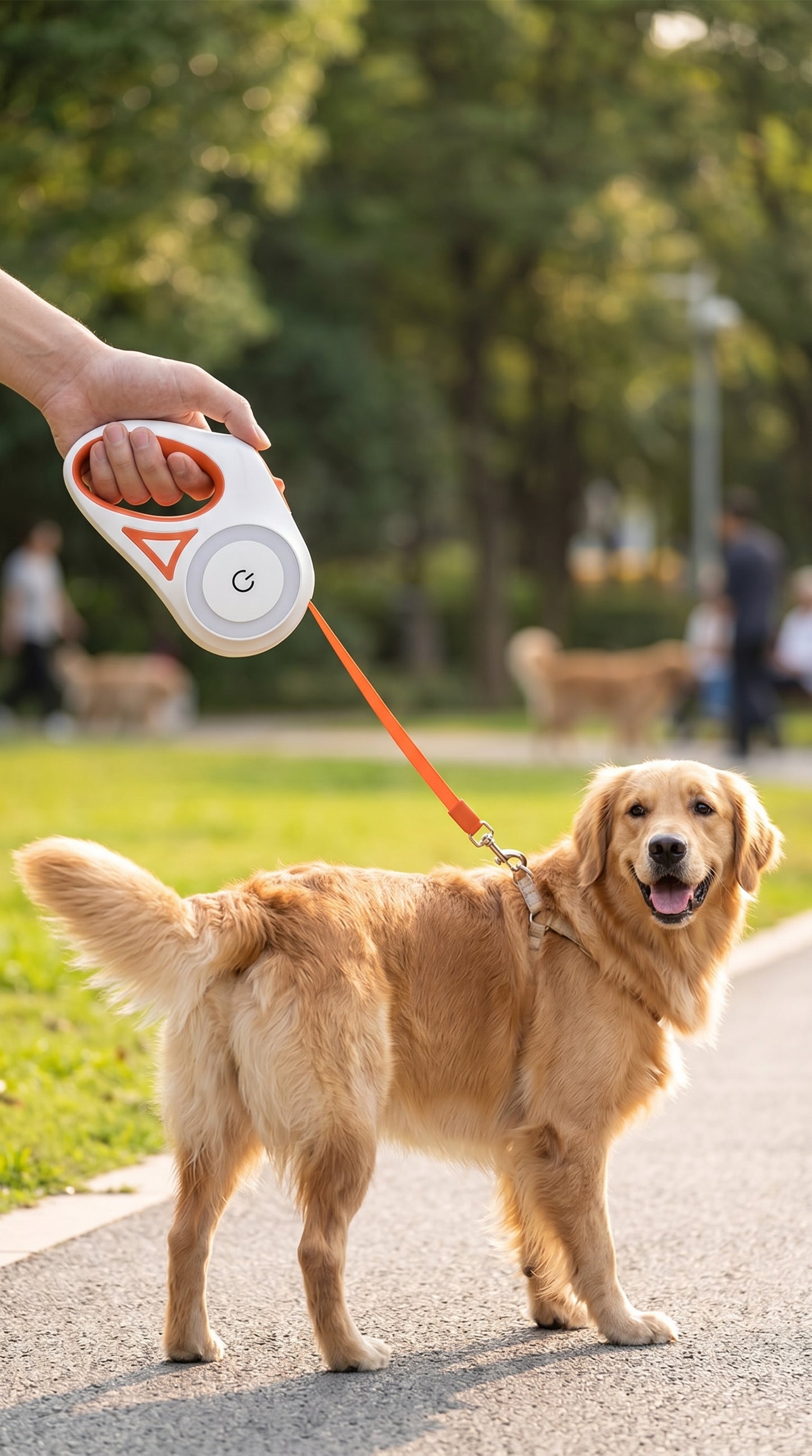 Automatische Intrekbare Hondenriem + Halsband – Veilig en Comfortabel Wandelen – afbeelding 15