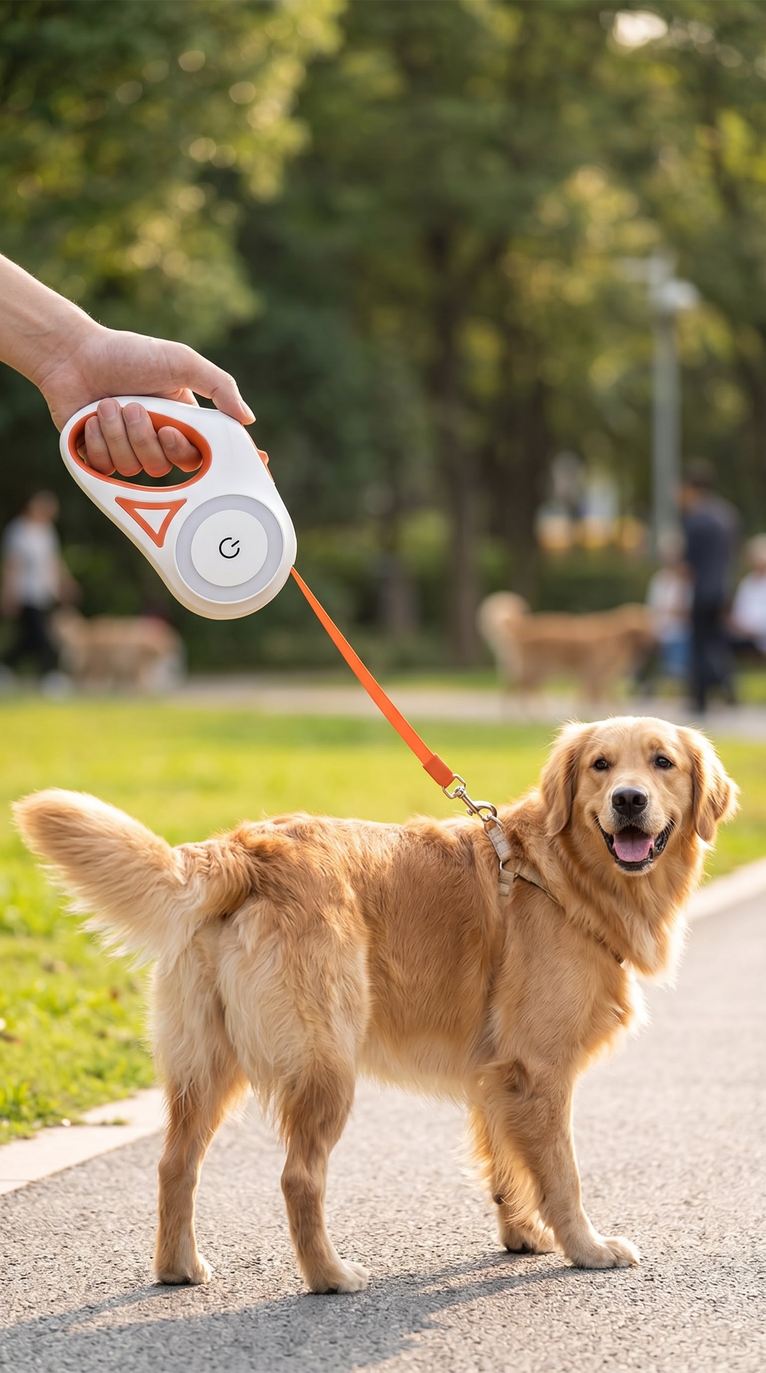 Automatische Intrekbare Hondenriem + Halsband – Veilig en Comfortabel Wandelen – afbeelding 15
