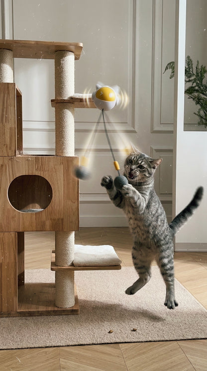 Automatisch Interactief Kattenspeeltje – Beweegt Zelf, Geen Hand Nodig – vooraanzicht