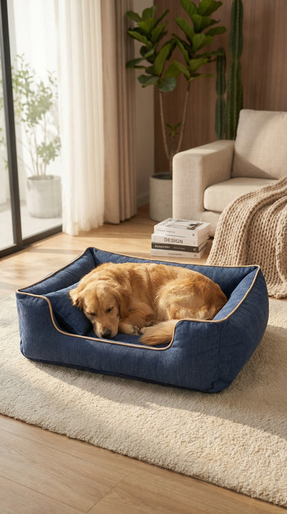 Warm Hondenbed – Wasbaar, Bijtbestendig & Comfortabel – detail