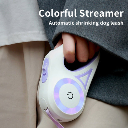 Automatische Intrekbare Hondenriem + Halsband – Veilig en Comfortabel Wandelen