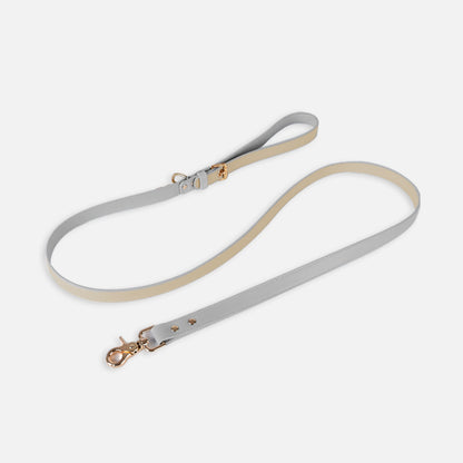 Leren Borsttuigje met Lijn voor Kleine en Middelgrote Huisdieren